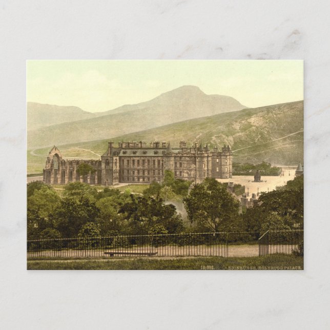 Holyrood Palace, Edinburgh, Skottland Vykort (Framsida)