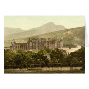 Holyrood slott, Edinburgh, Skottland Hälsningskort