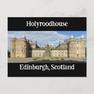 Holyroodhouse, Edinburgh, Skottland Vykort