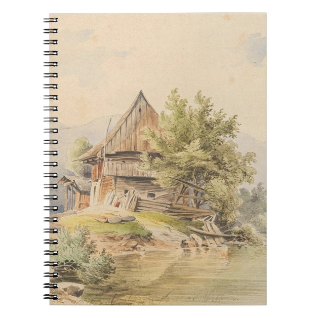 Holzhütte am See - Carl Lafite Anteckningsbok (Framsidan)