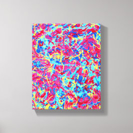 Homage à Pollock 1, levande målardroppkonst canvas