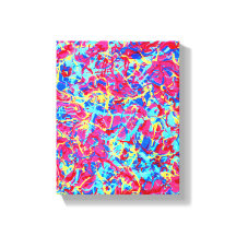 Homage à Pollock 1, levande målardroppkonst canvas