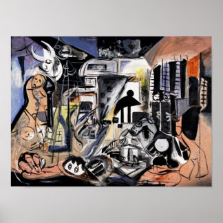 Homage Cubism POSTER/DESIGN by VinnyFish Poster