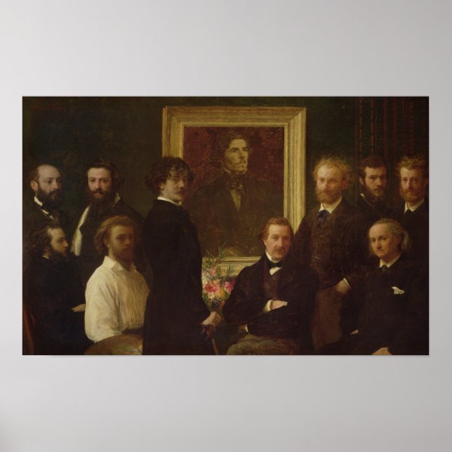 Homage to Delacroix, 1864 Poster (Framsidan)