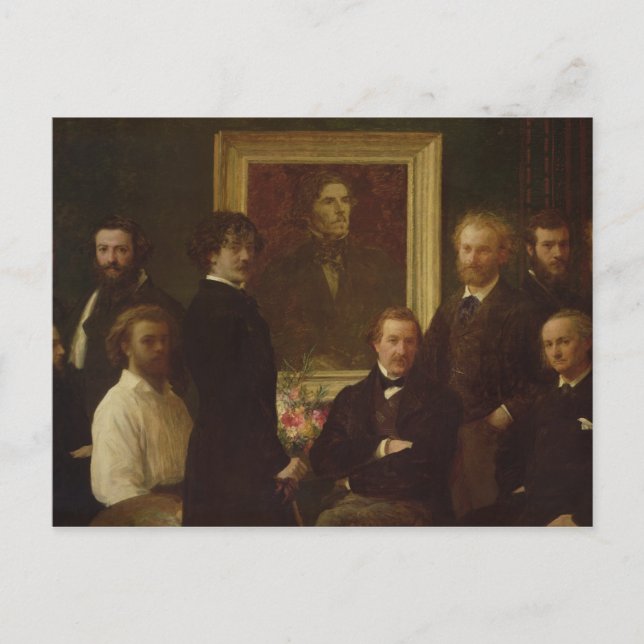 Homage to Delacroix, 1864 Vykort (Framsida)