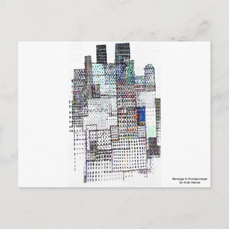 Homage to Hundertwasser Vykort