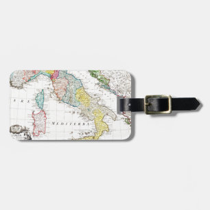Homann arvingekarta 1742 av italien Geographicus Bagagebricka