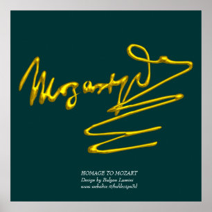 HOMAT TO MOZART,kolossal storlek Poster