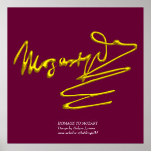 HOMAT TO MOZART,kolossal storlek Poster