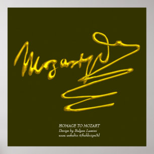 HOMAT TO MOZART POSTER