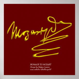 HOMAT TO MOZART POSTER