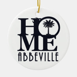 HOME Abbeville SC Julgransprydnad Keramik