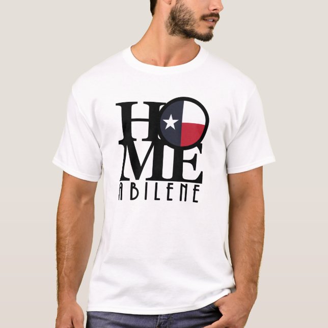 HOME Abilene Texas T Shirt (Framsida)