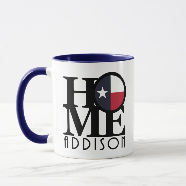 HOME Addison Texas 11oz Mugg (Vänster)