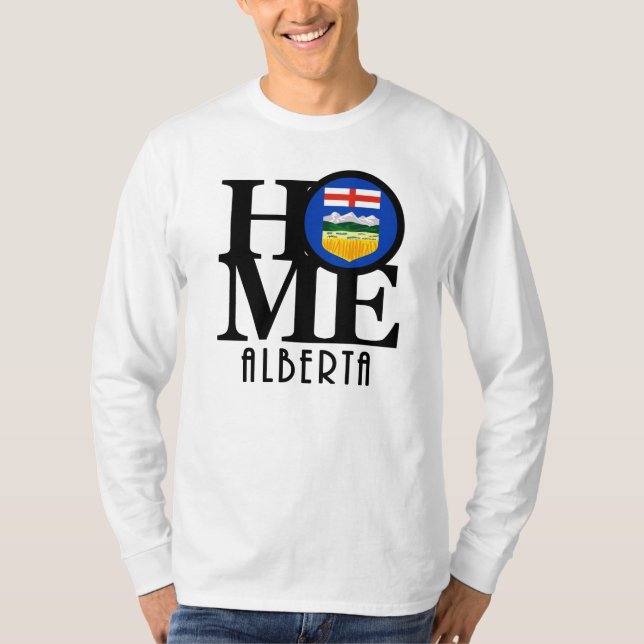 HOME Alberta Kanada T Shirt (Framsida)