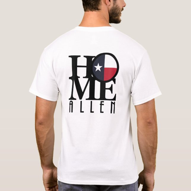 HOME Allen Texas T Shirt (Baksida)