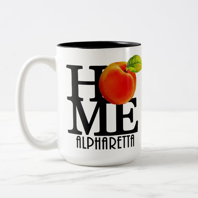 HOME Alpharetta Georgia 15oz Två-Tonad Mugg (Vänster)