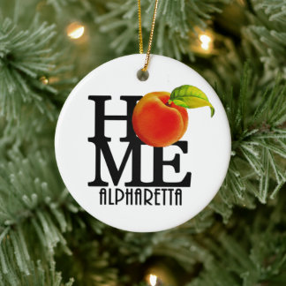 HOME Alpharetta Georgia Julgransprydnad Keramik
