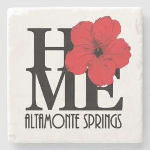 HOME Altamonte Vår Red Hibiscus Stenunderlägg