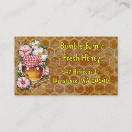 Home Apiary Thank You Card for packages Visitkort