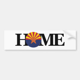 HOME Arizona Flagga Bildekal