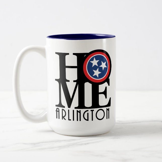 HOME Arlington Tennessee 15oz Två-Tonad Mugg (Vänster)