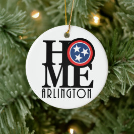 HOME Arlington Tennessee Julgransprydnad Keramik