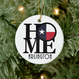 HOME Arlington Texas Julgransprydnad Keramik