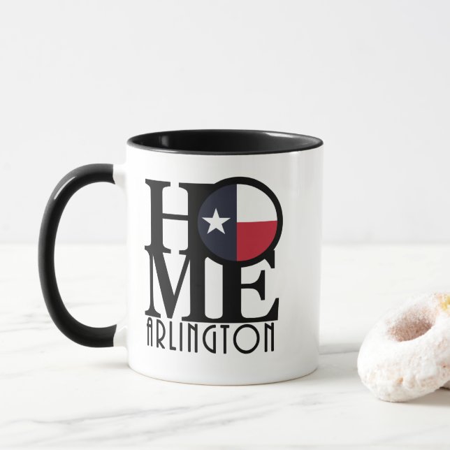HOME Arlington TX Mugg (Med munk)