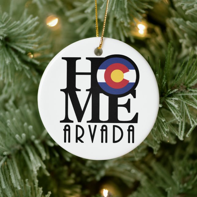 HOME Arvada Colorado Julgransprydnad Keramik (Träd)