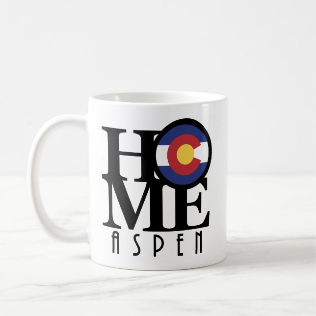 HOME Aspen Colorado 11oz Kaffemugg (Vänster)
