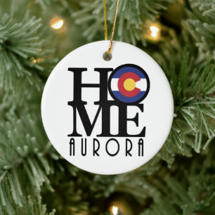 HOME Aurora Colorado Julgransprydnad Keramik