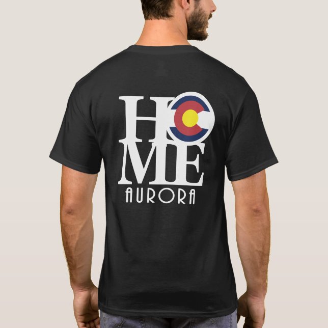 HOME Auroracolorado T Shirt (Baksida)