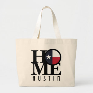 HOME Austtin Texas Jumbo Tygkasse