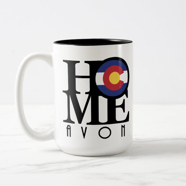 HOME Avon Colorado 15oz Två-Tonad Mugg (Vänster)