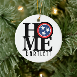 HOME Bartlett Tennessee Julgransprydnad Keramik