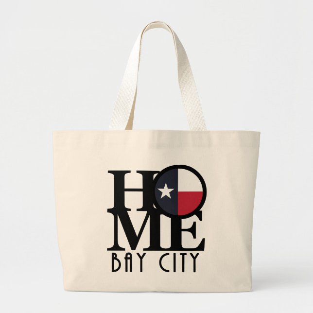 HOME Bay City Texas Jumbo Tygkasse (Framsidan)