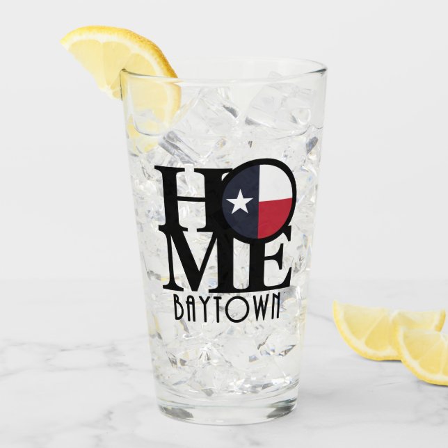 HOME Baytown Texas Glaskopp (Framsida Ice)