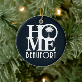 HOME Beaufort South Carolina Julgransprydnad Keramik