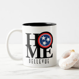 HOME Bellevue Tennessee 11oz Två-Tonad Mugg