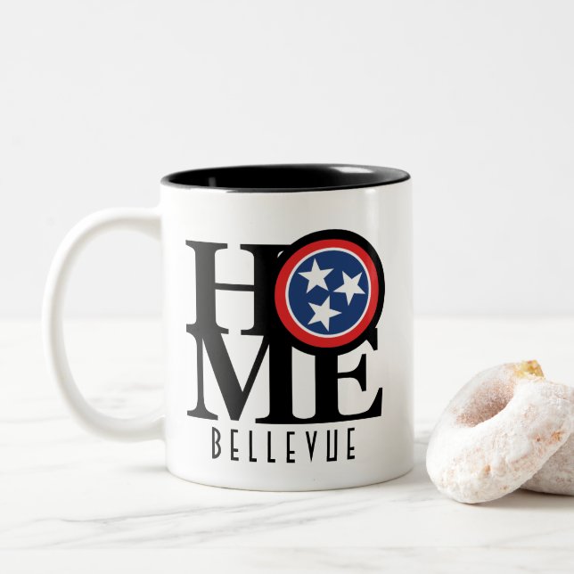 HOME Bellevue Tennessee 11oz Två-Tonad Mugg (Med munk)