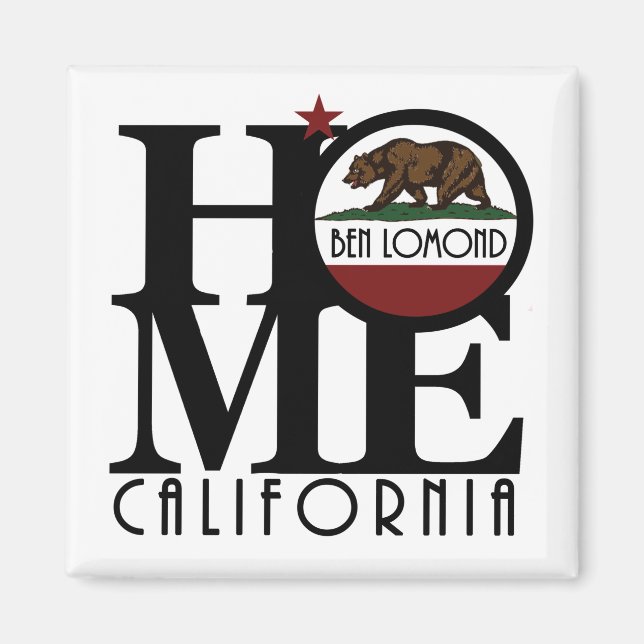 HOME Ben Lomond CA Magnet (Framsidan)