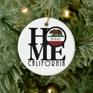HOME Biggs California Julgransprydnad Keramik