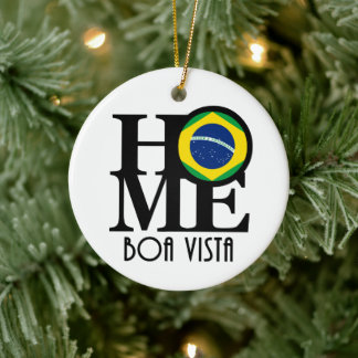 HOME Boa Vista Brasilien Julgransprydnad Keramik