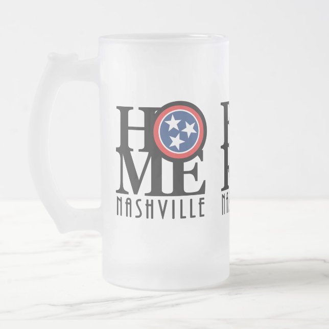 HOME BORN KÄRLEK Nashville Frostat Ölglas (Vänster)