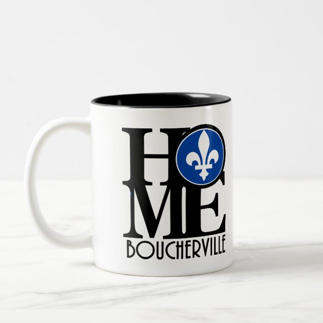 HOME Boucherville Quebec 11oz Två-Tonad Mugg (Vänster)