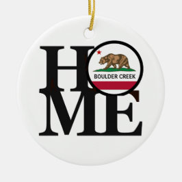 HOME Boulder Bäck CA Julgransprydnad Keramik