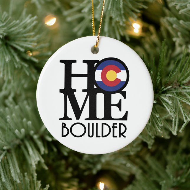 HOME Boulder Colorado Julgransprydnad Keramik (Träd)