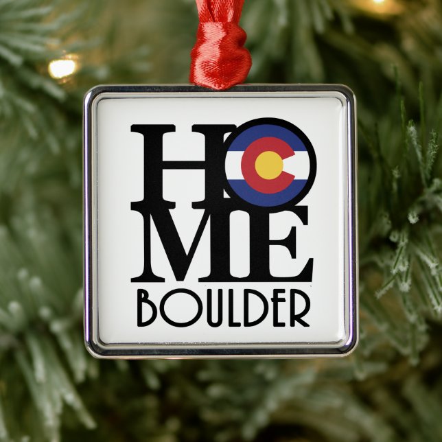 HOME Boulder Colorado Julgransprydnad Metall (Träd)