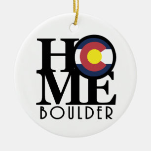 HOME Boulder Colorado Ornament